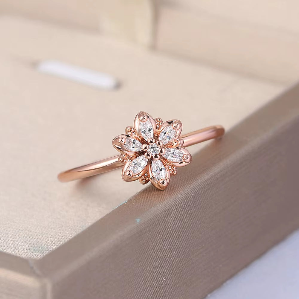 Anillo de susurro de pétalos