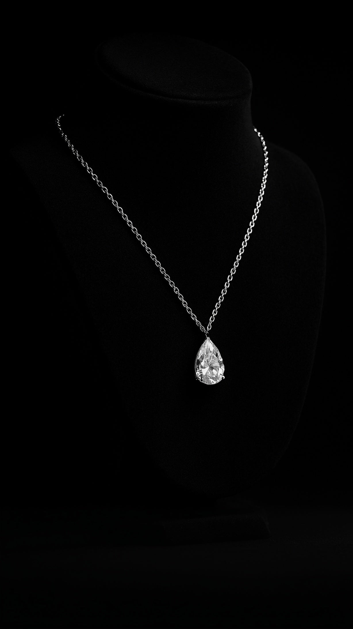 Moonlit Teardrop Necklace