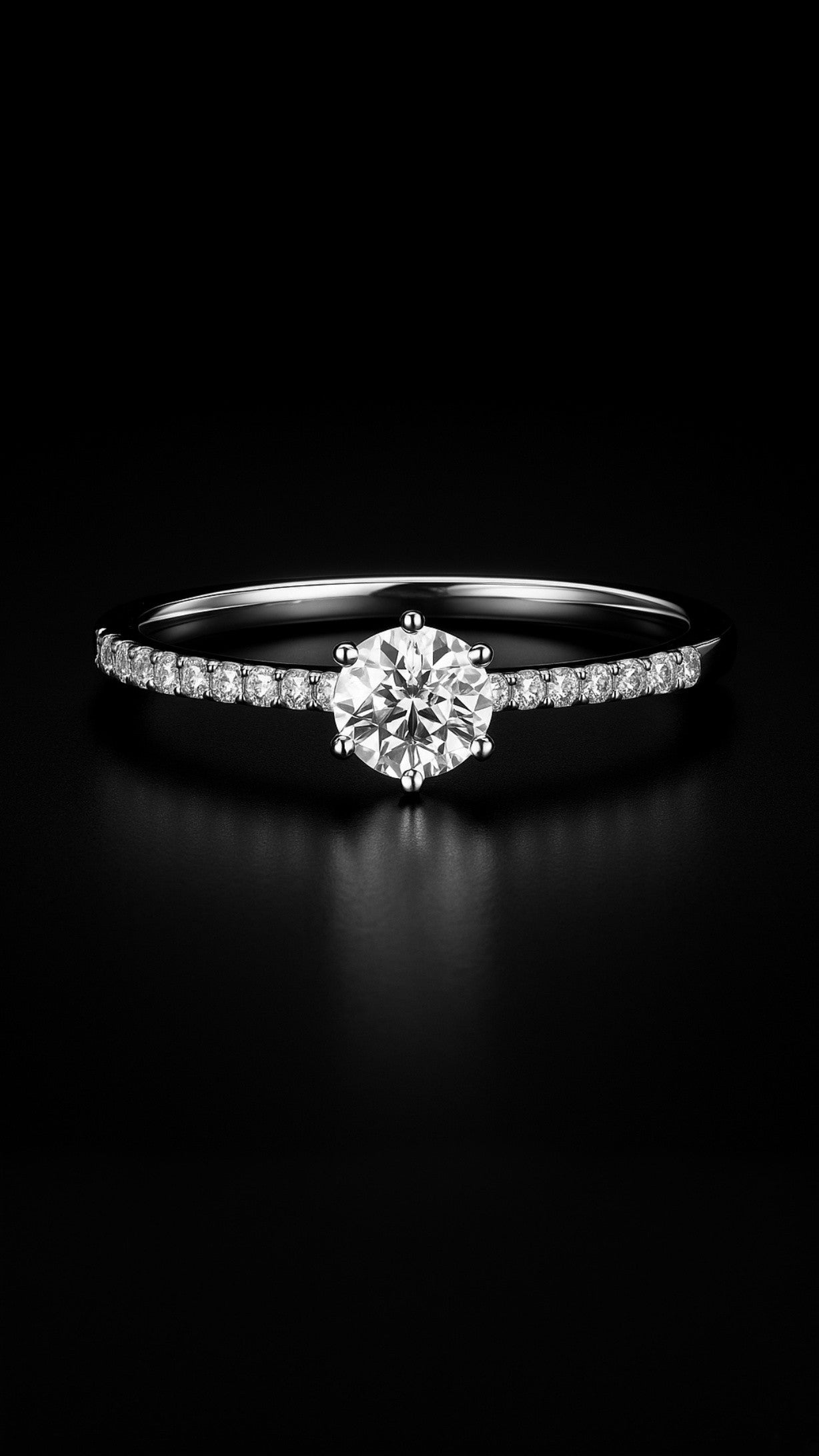 Diamond Cascade Ring