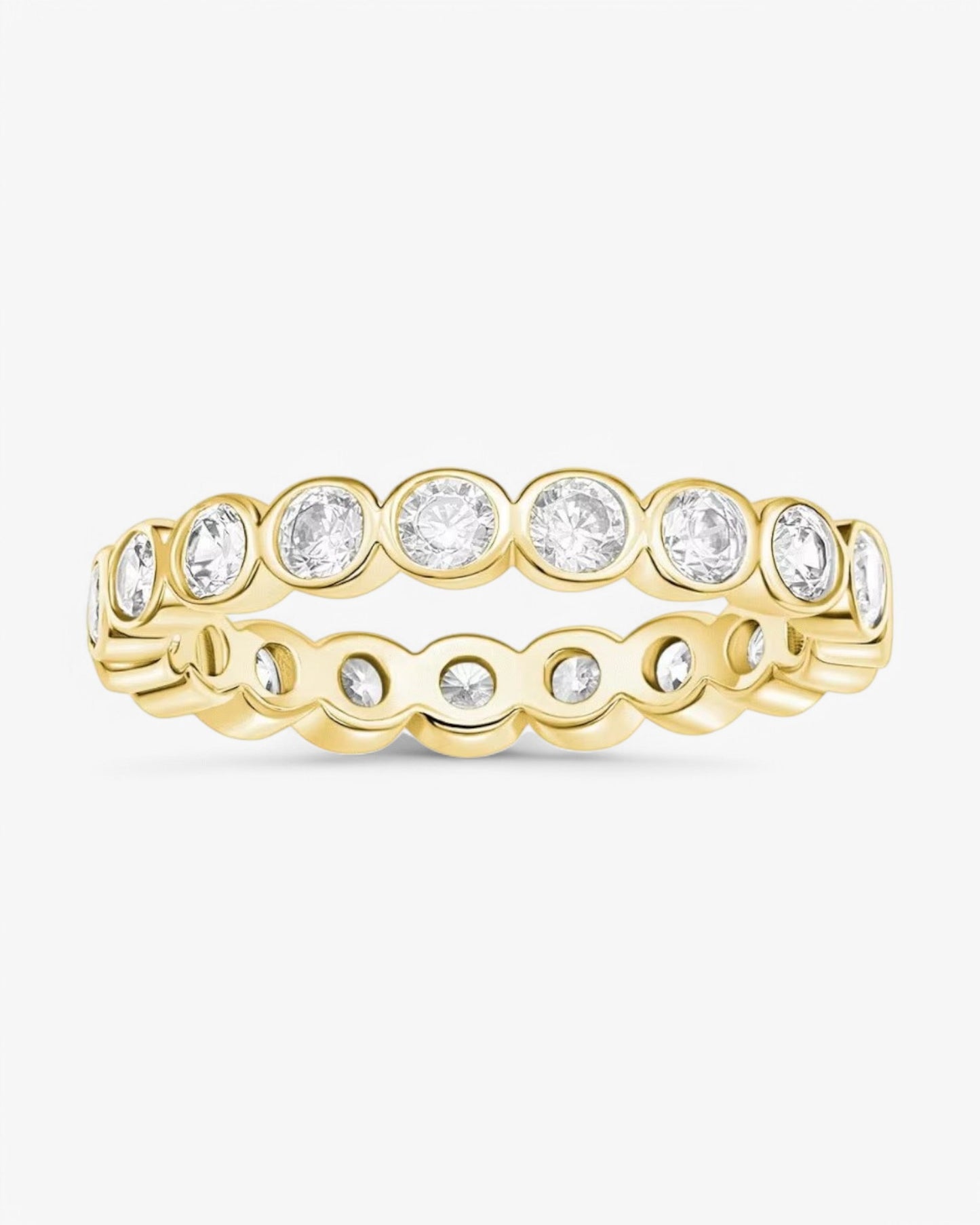 Mondstein Halo Ring