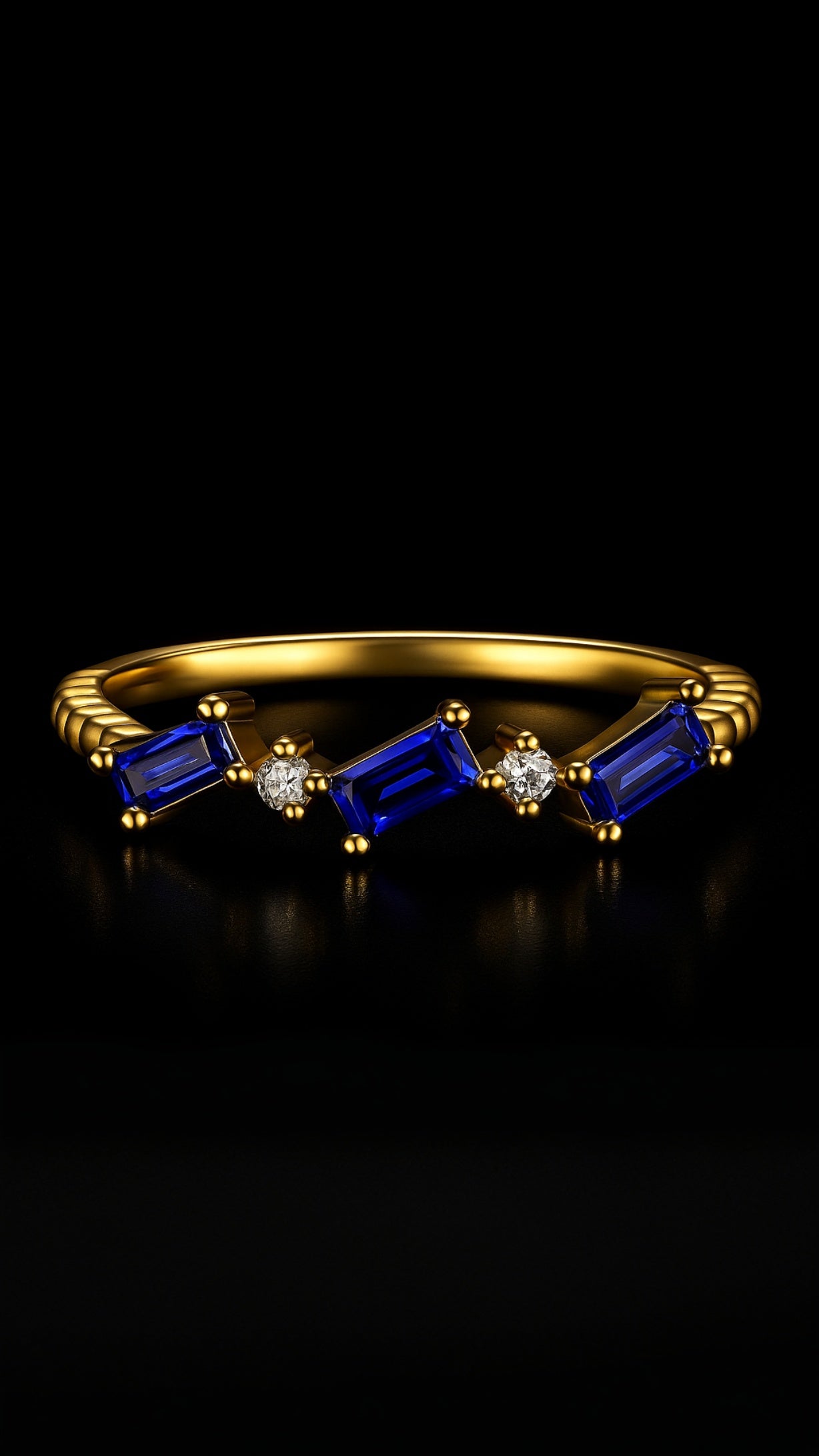 Golden Twilight Ring