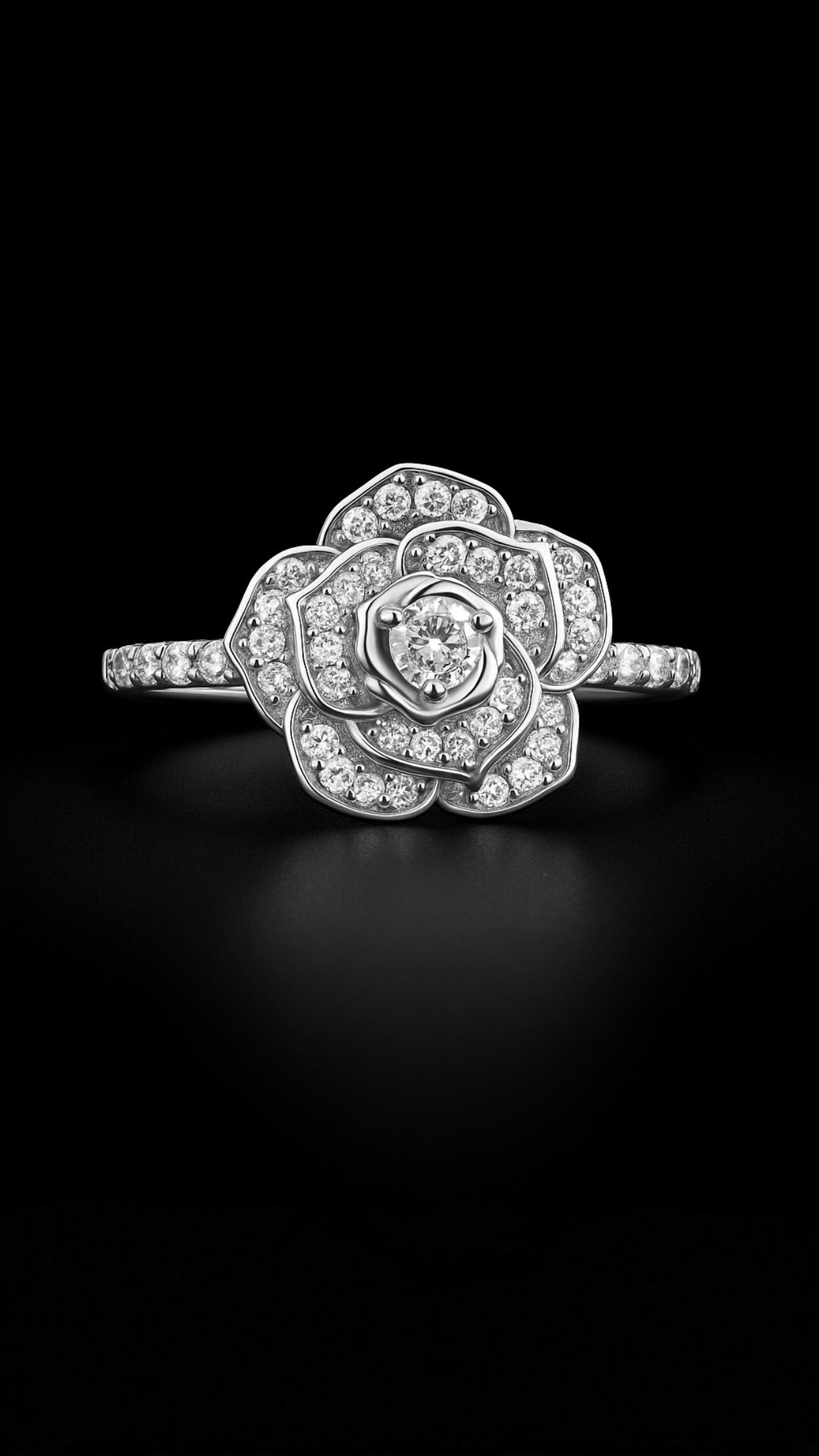 Diamond Blossom Ring