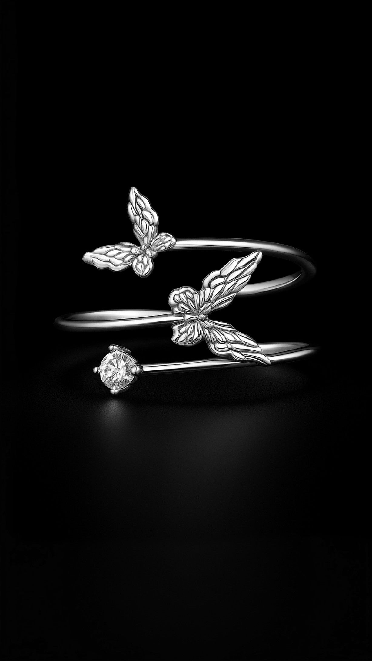 Fluttering Swirl Ring