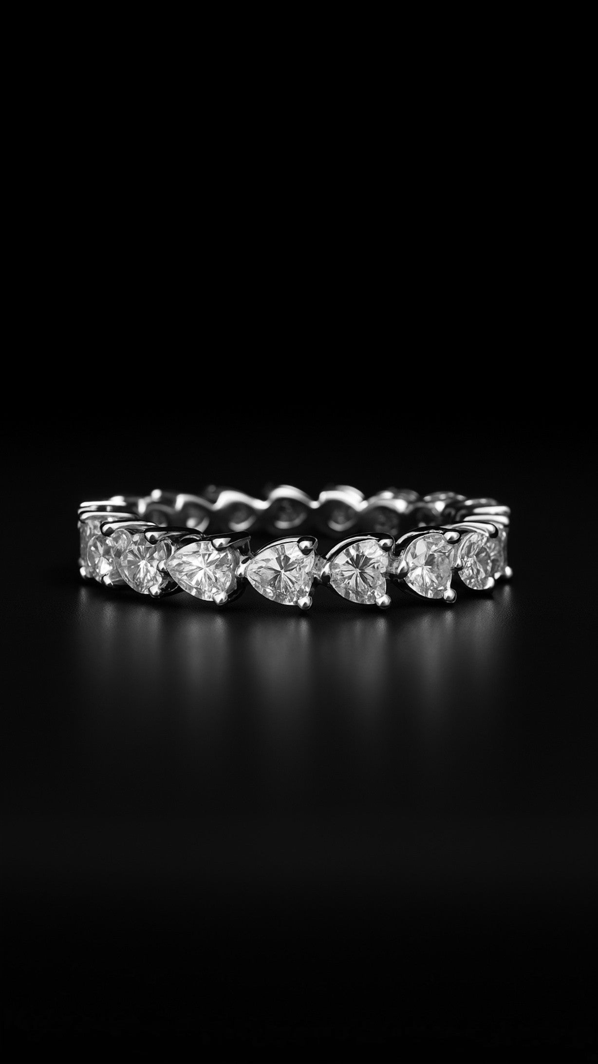 Hearts Cluster Ring