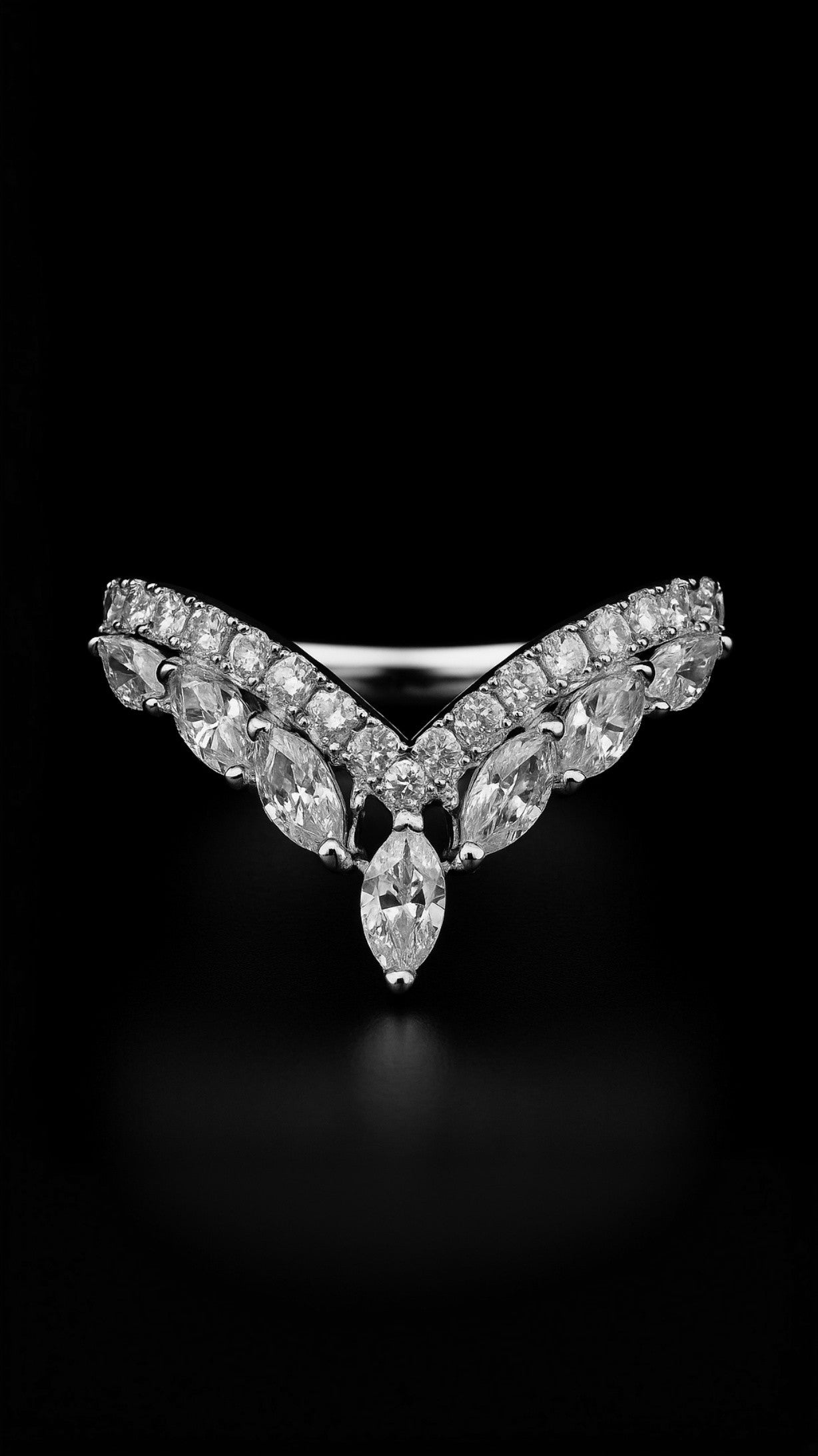 Midnight Crown Ring