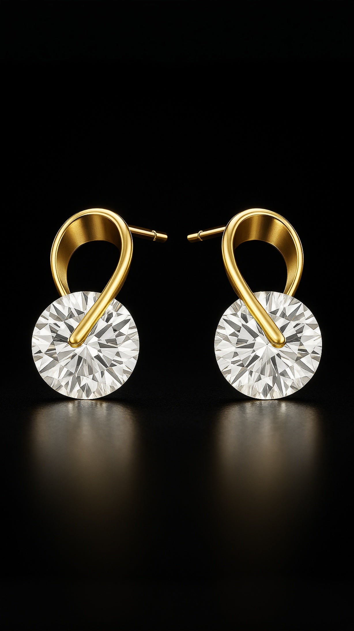 Stjärnvirvelörhängen