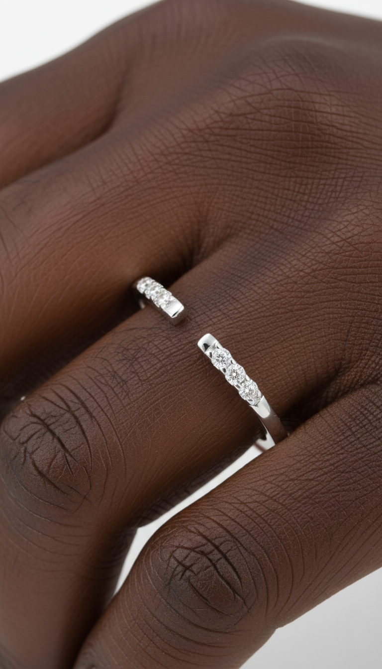 Refined Sparkle Ring