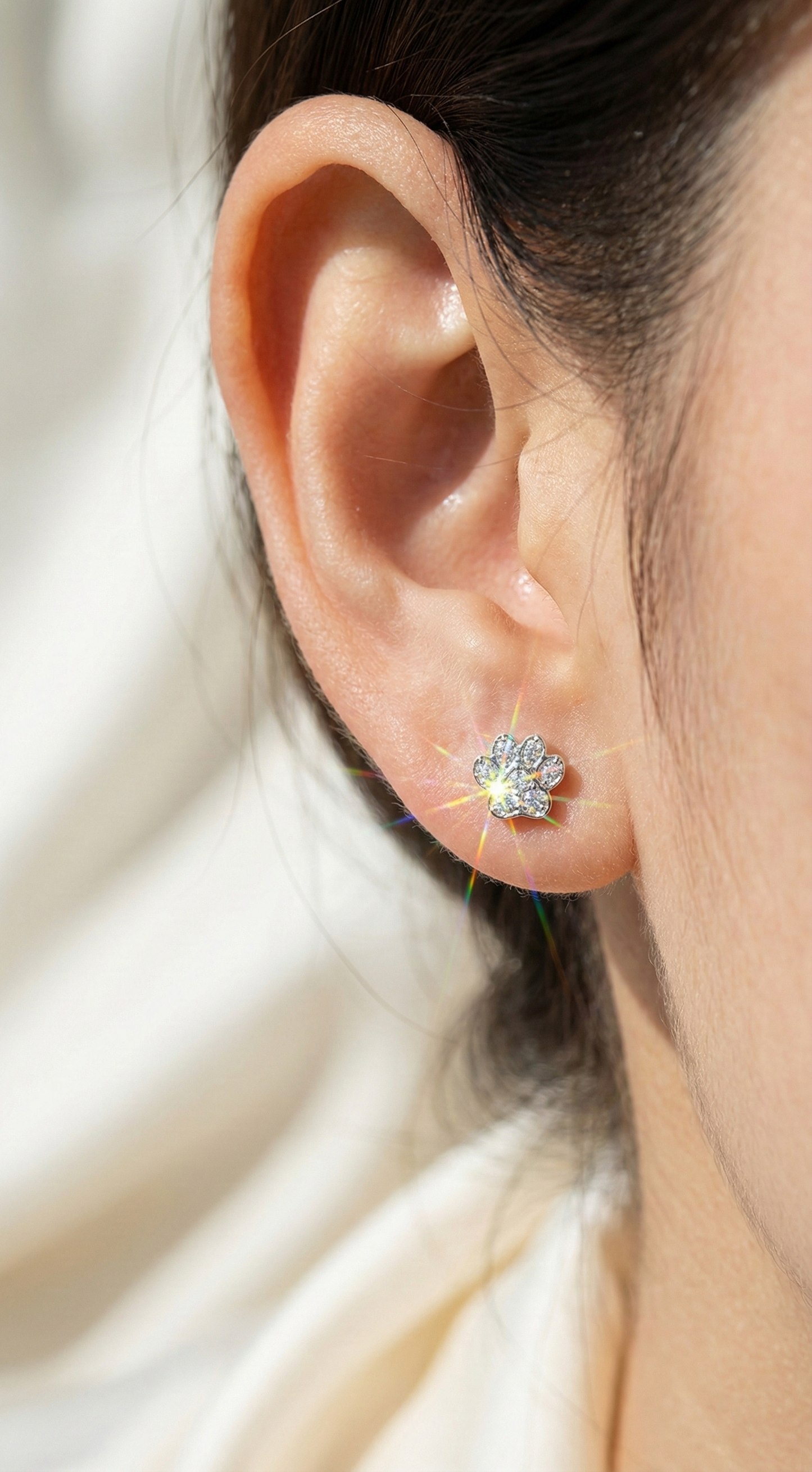 Precious Paw Prints Earrings