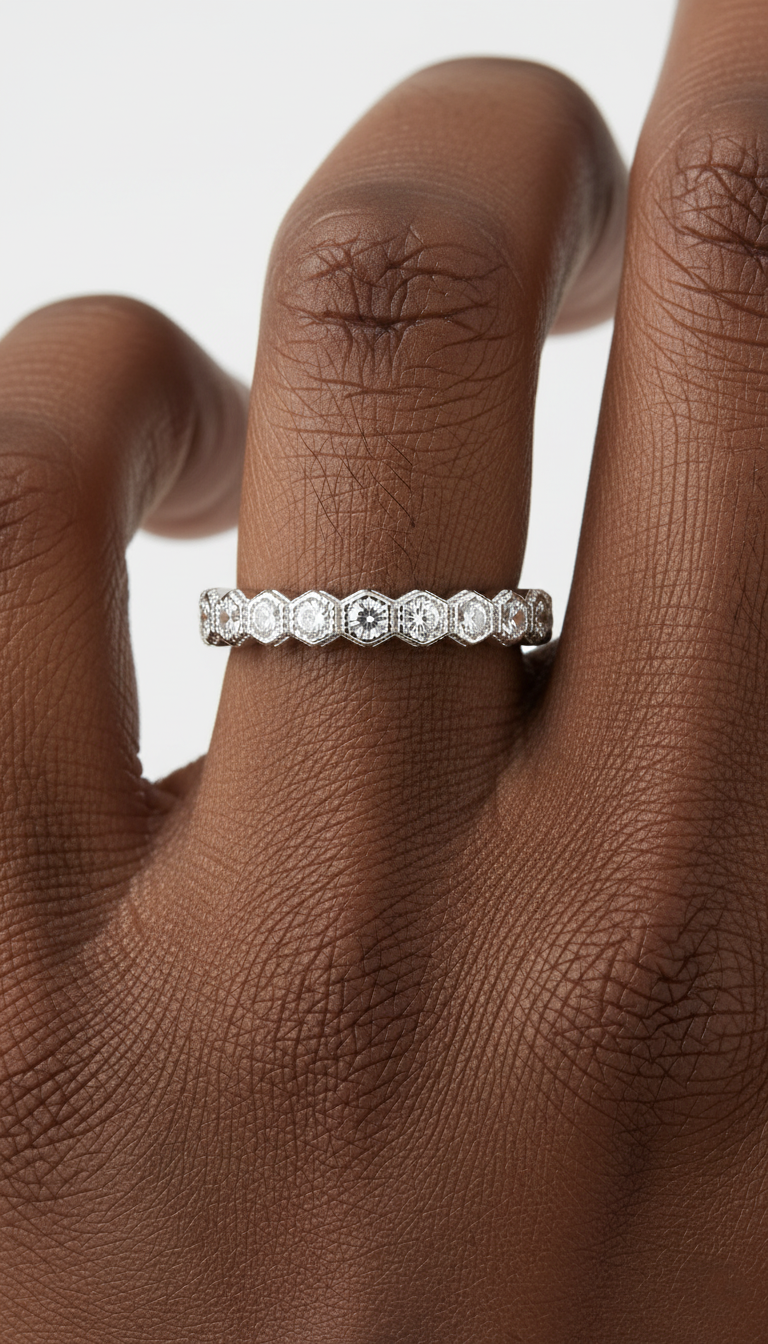 Hexa Hours Ring