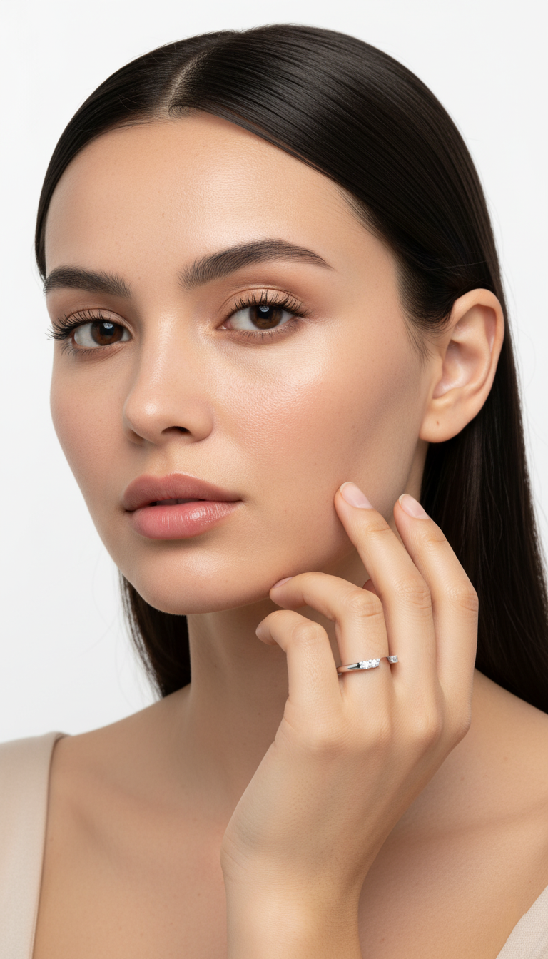 Refined Sparkle Ring