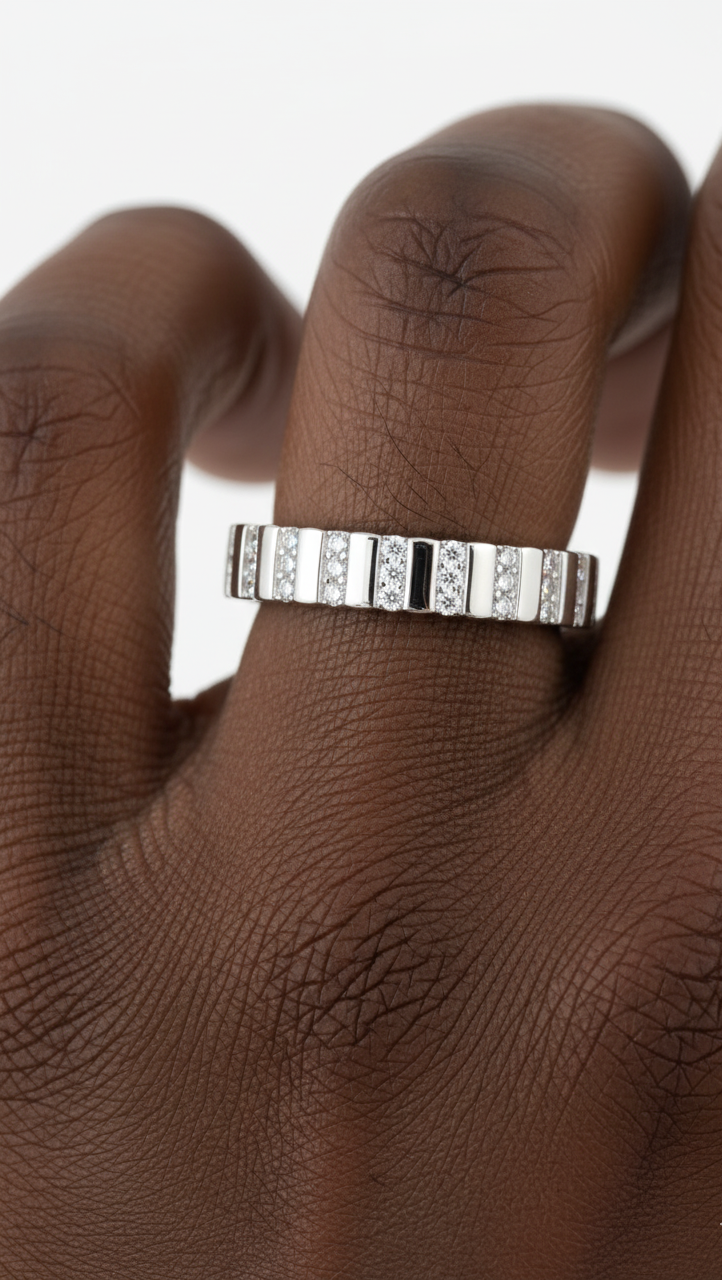 Shimmering Cascade Ring