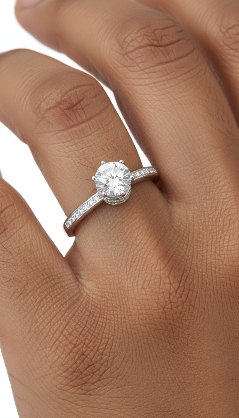 Gleaming Jewel Ring
