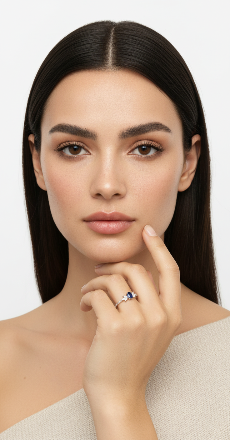 Sapphire Serenade Ring