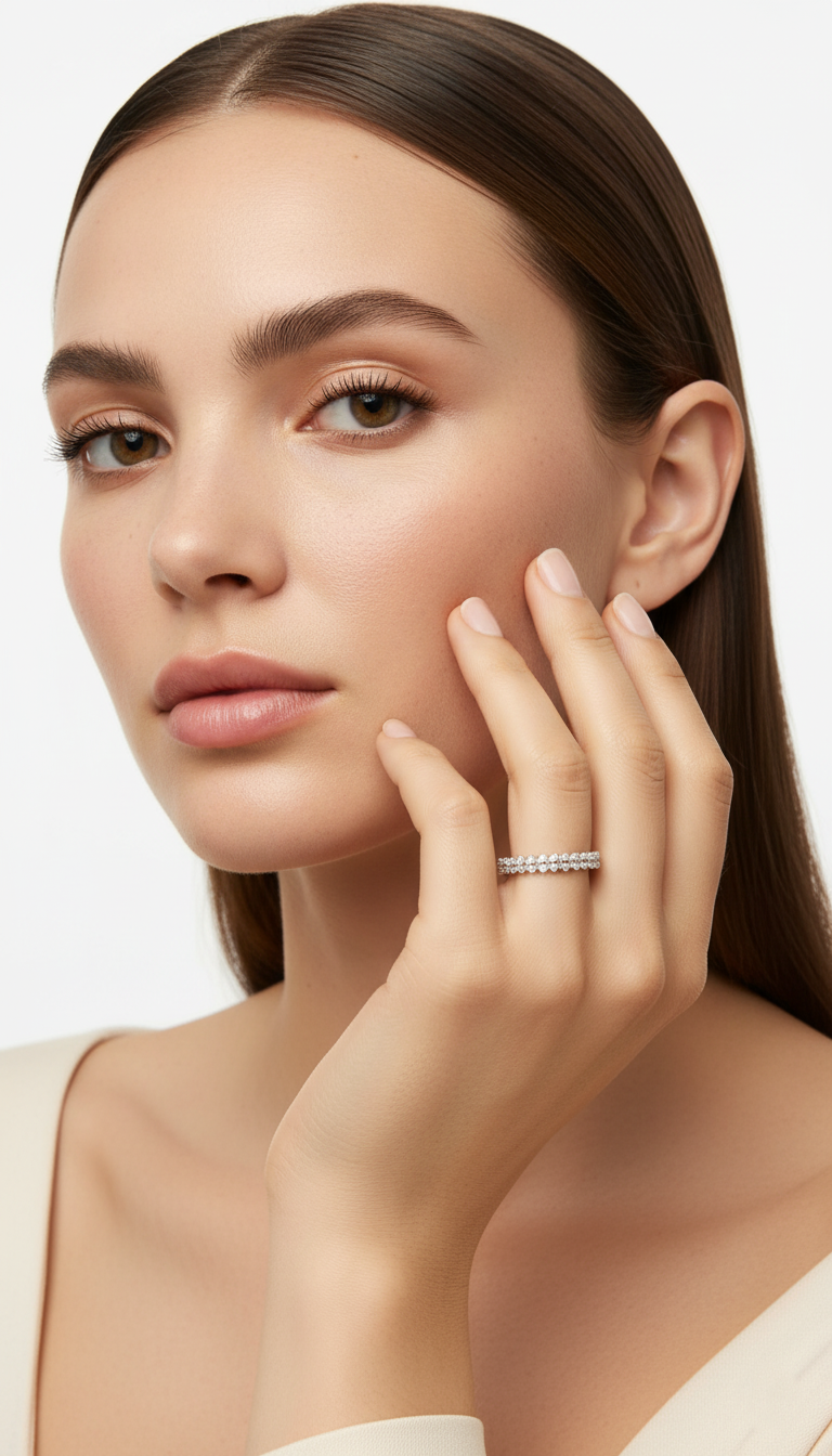 Shimmering Cascade Ring