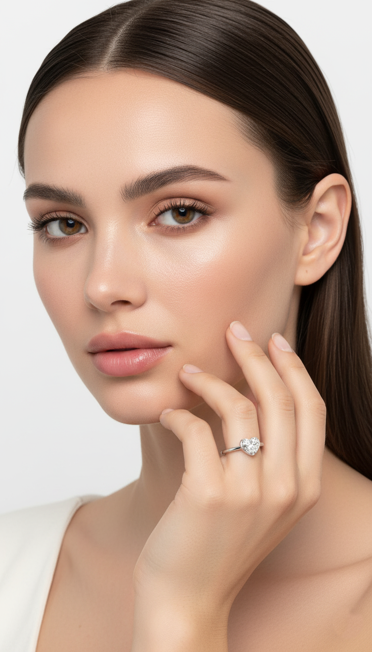Ethereal Heart Ring