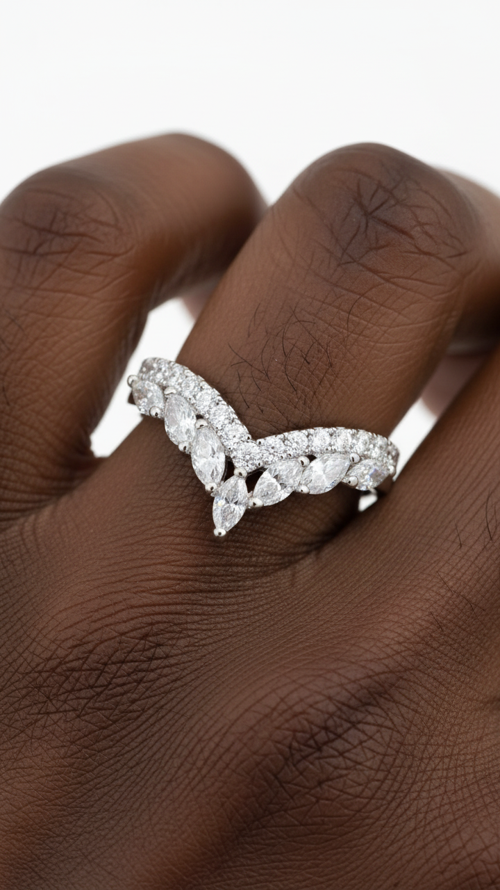 Midnight Crown Ring