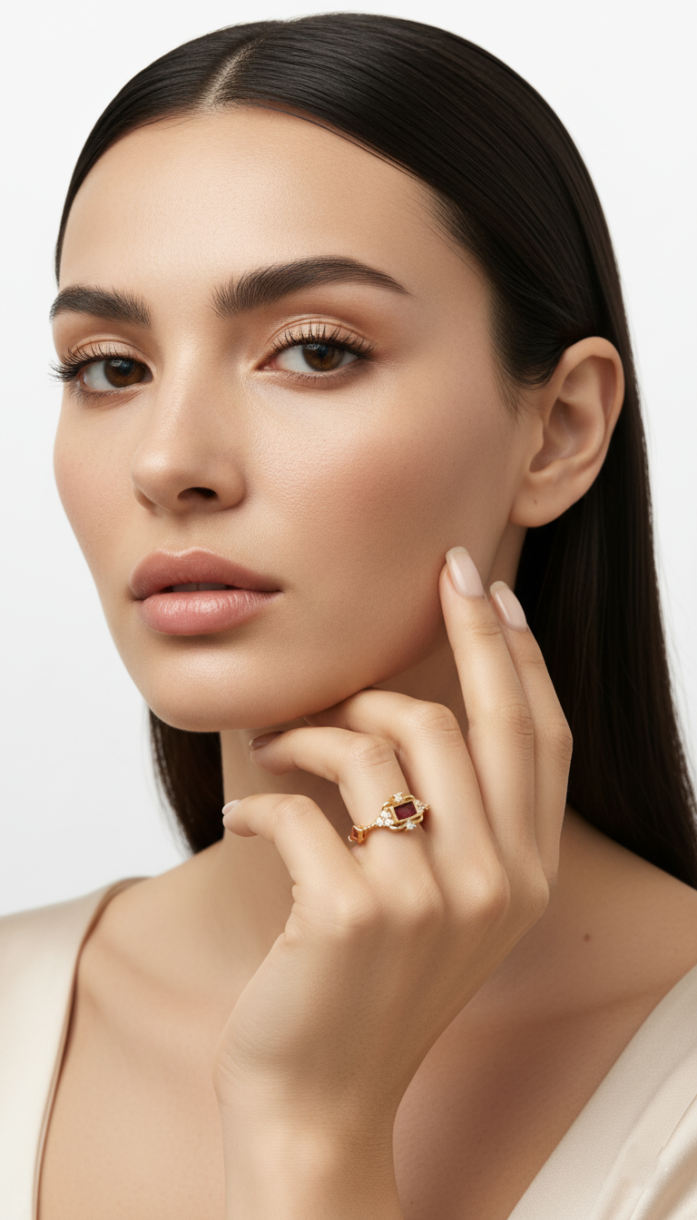 Ember Labyrinth Ring