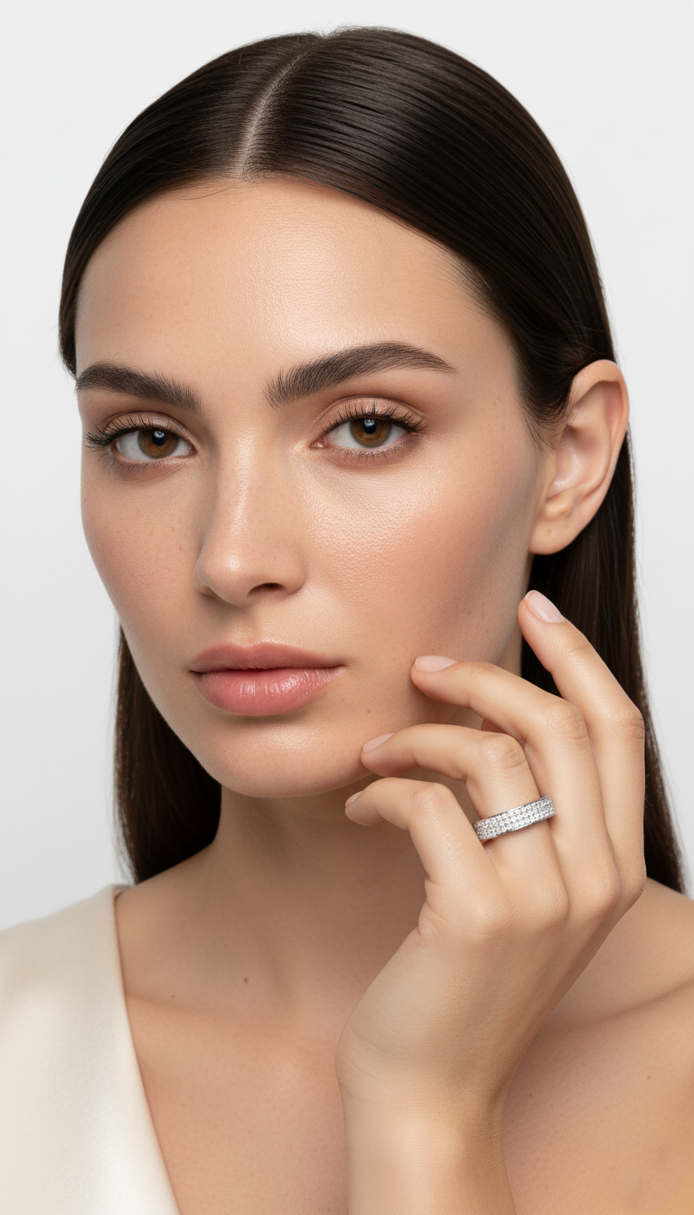 Serene Halo Ring