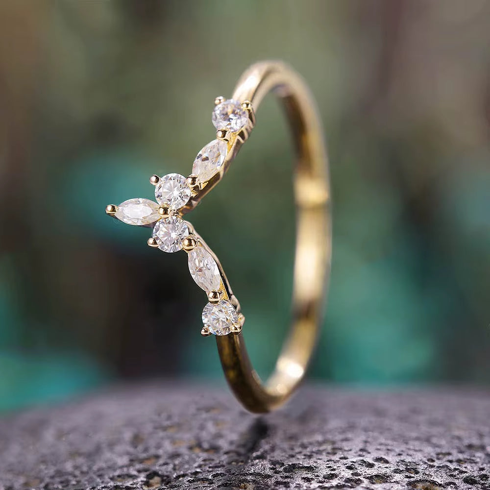 Anillo de deseos iluminado por estrellas