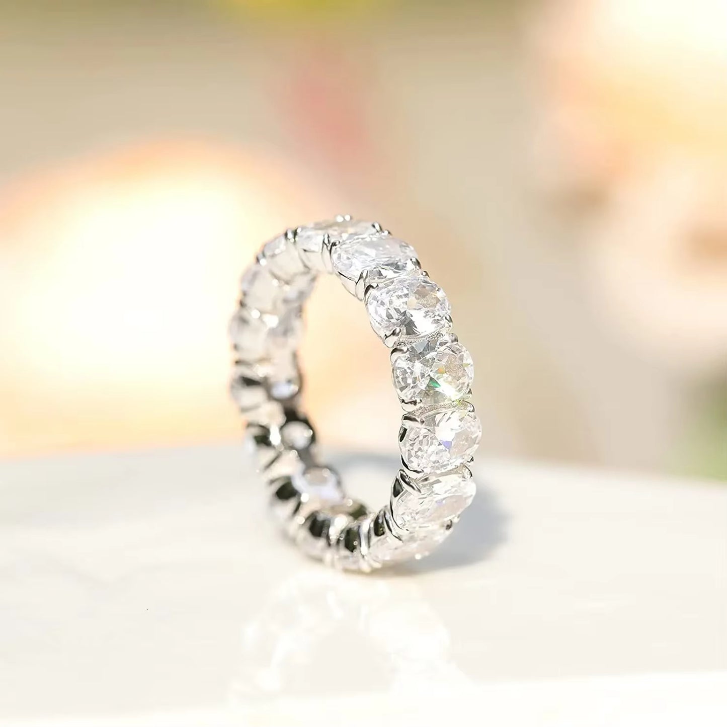 Anello Orbit in Pietra di Luna