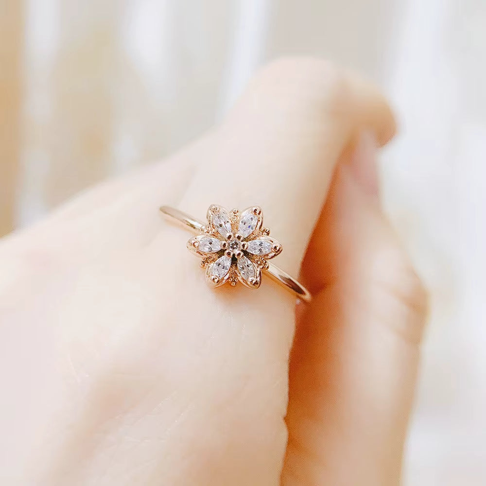 Anillo de susurro de pétalos