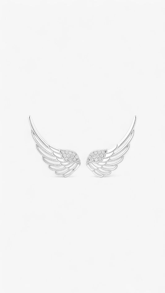 Pendientes de alas angelicales
