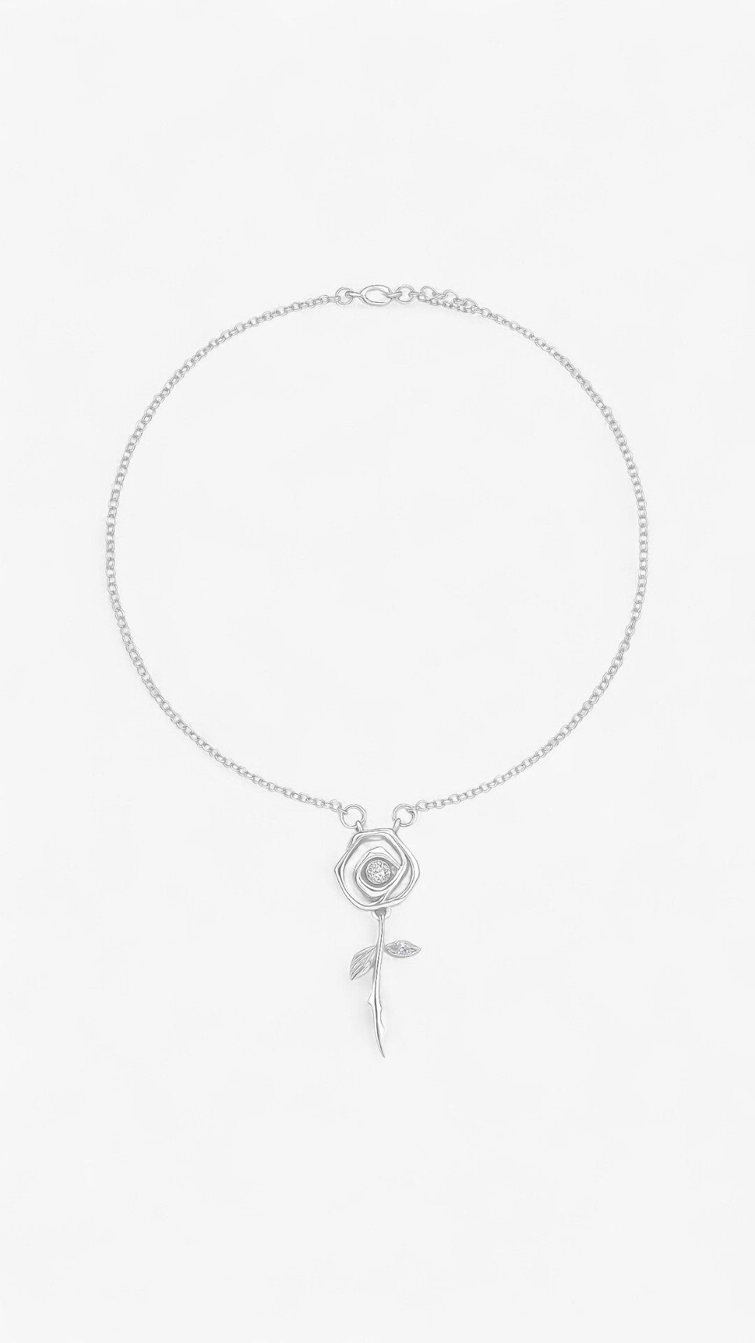 Romantic Rosette Necklace
