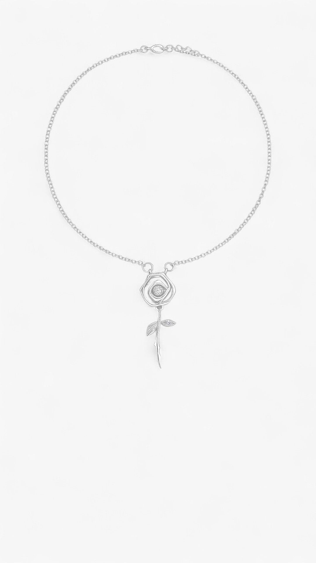 Romantic Rosette Necklace