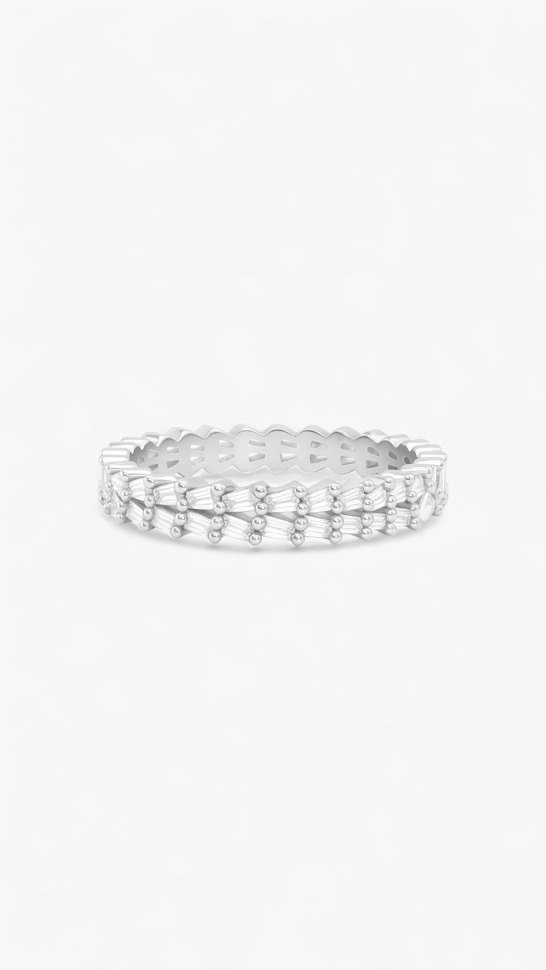 Shimmering Cascade Ring
