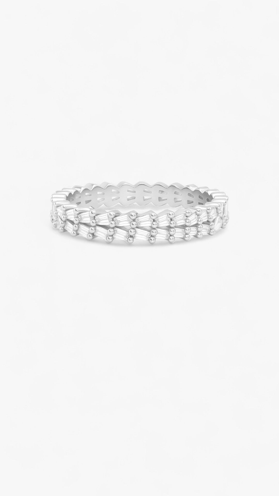 Shimmering Cascade Ring