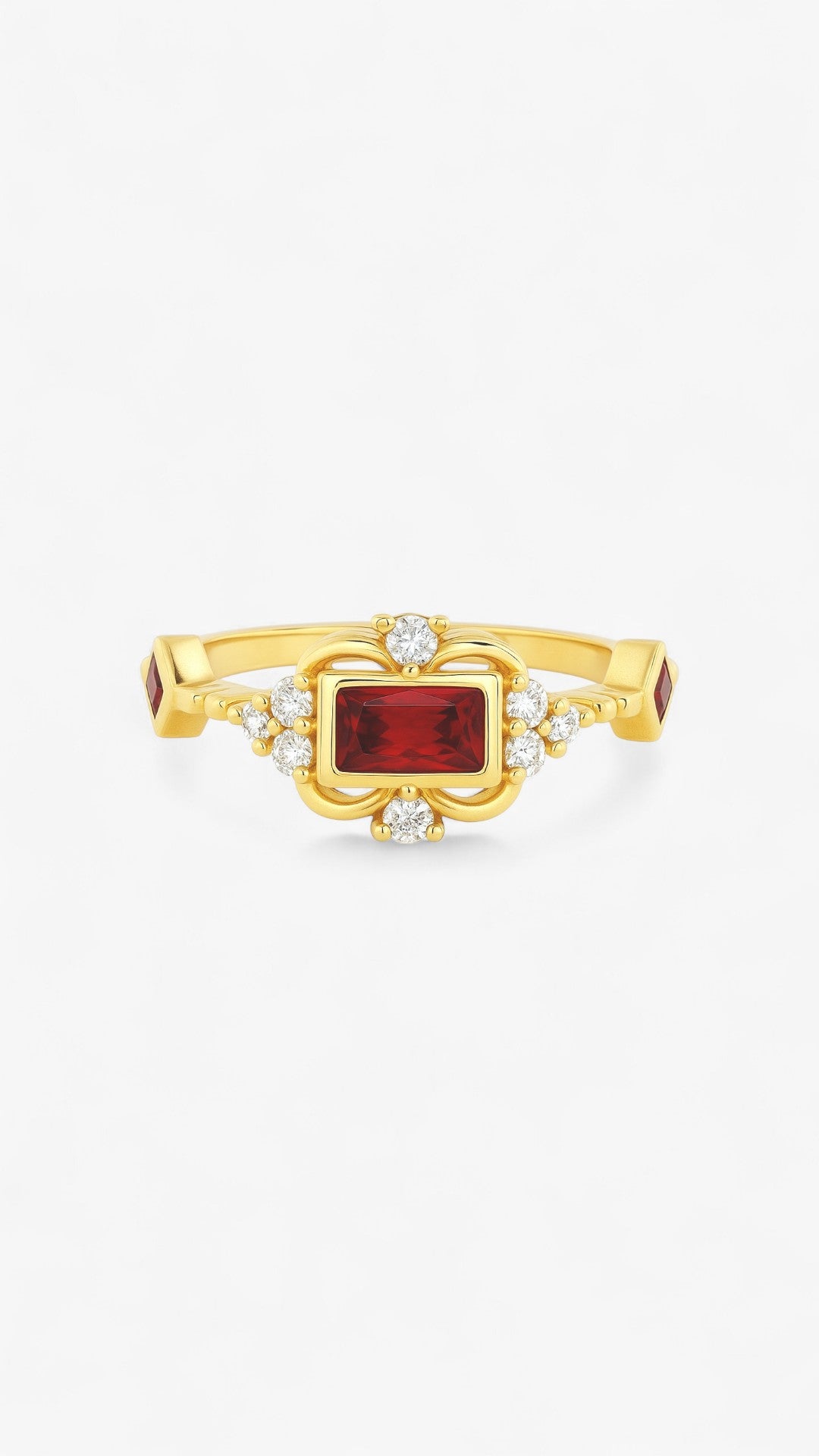 Ember Labyrinth Ring