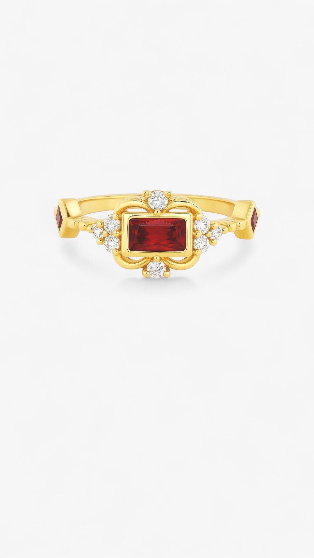 Ember Labyrinth Ring