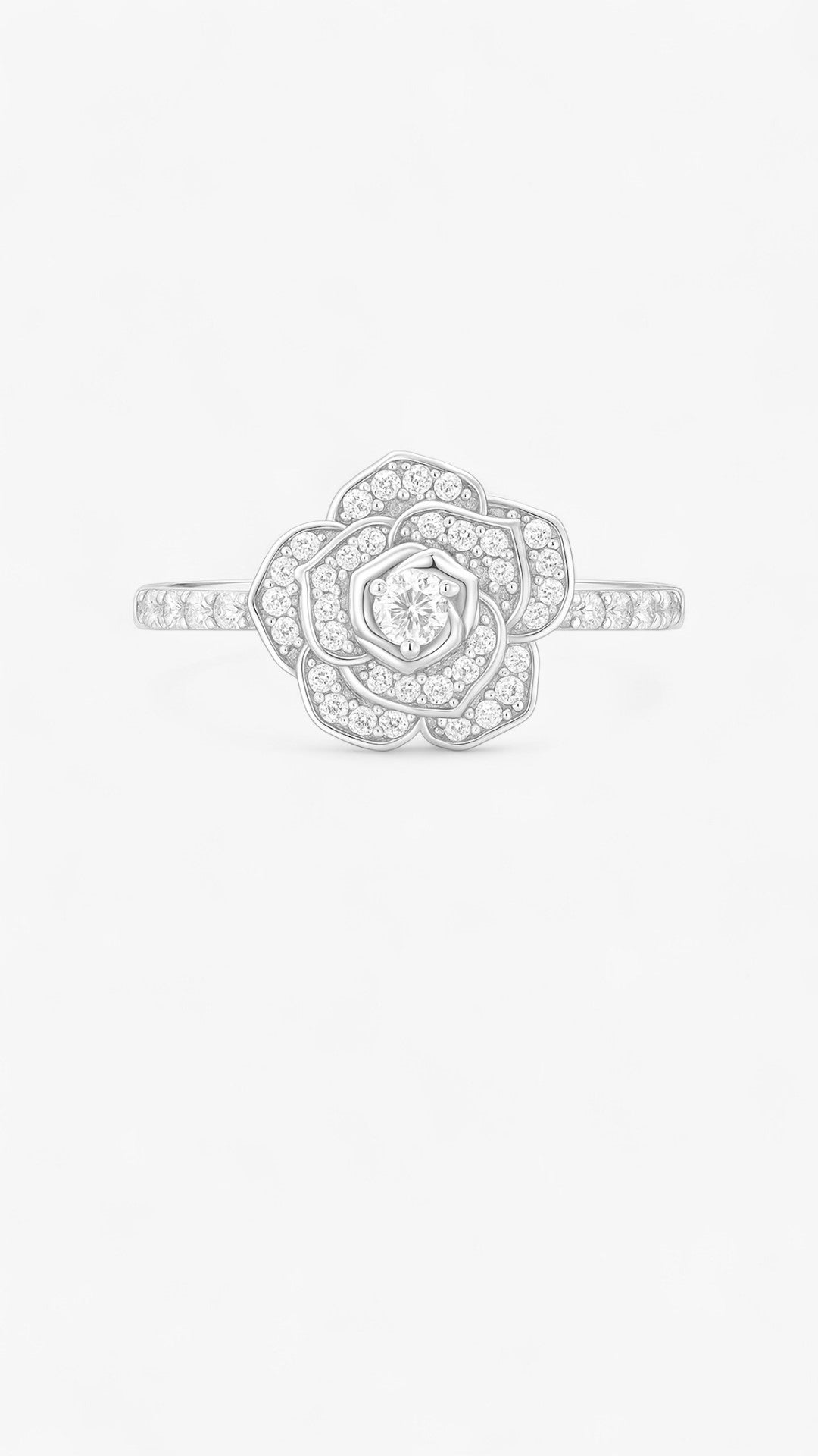 Diamond Blossom Ring