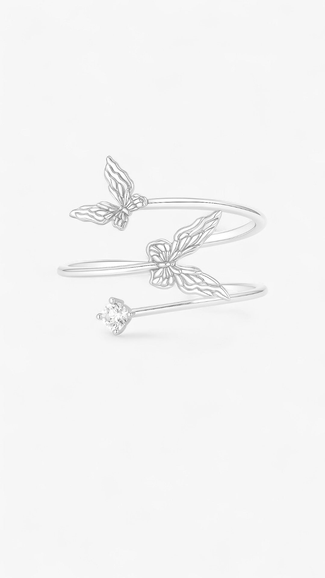 Fluttering Swirl Ring