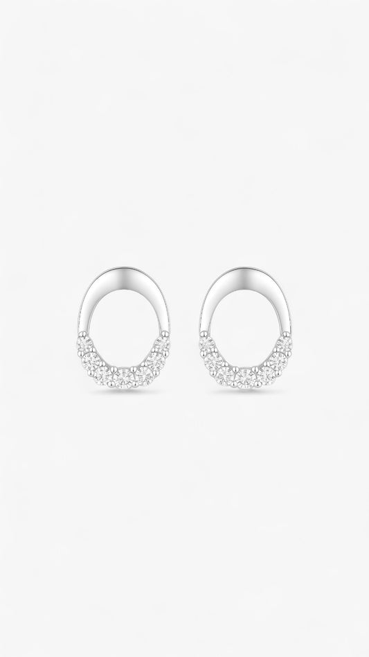 Pendientes de media luna celestial