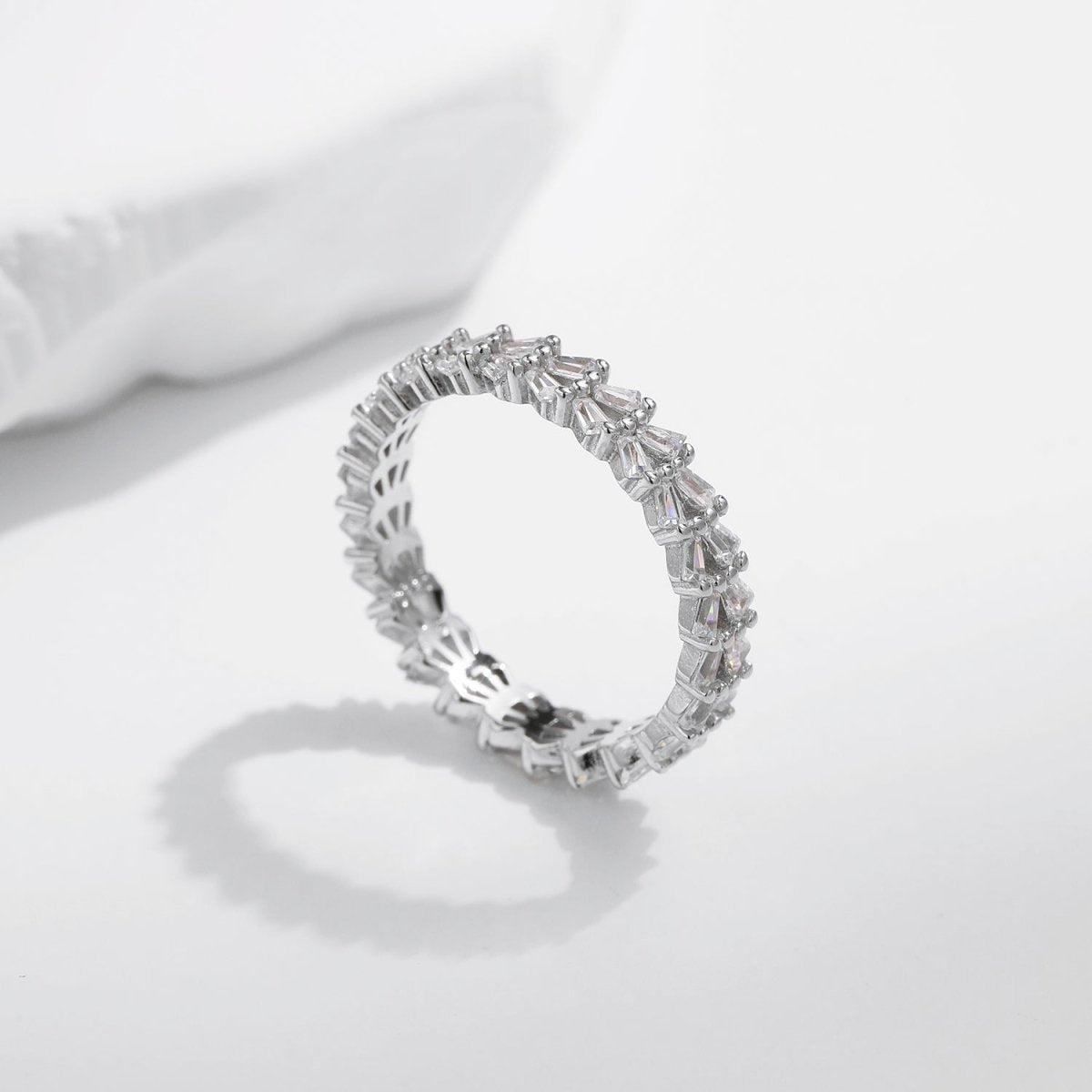 Shimmering Cascade Ring - Diamoray