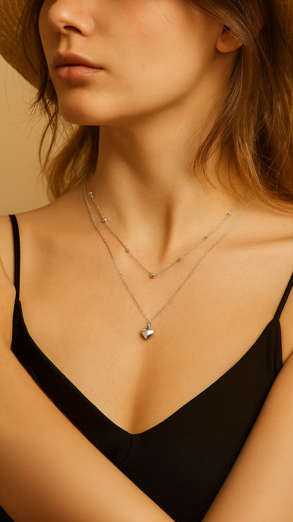 Collar de corazón divino