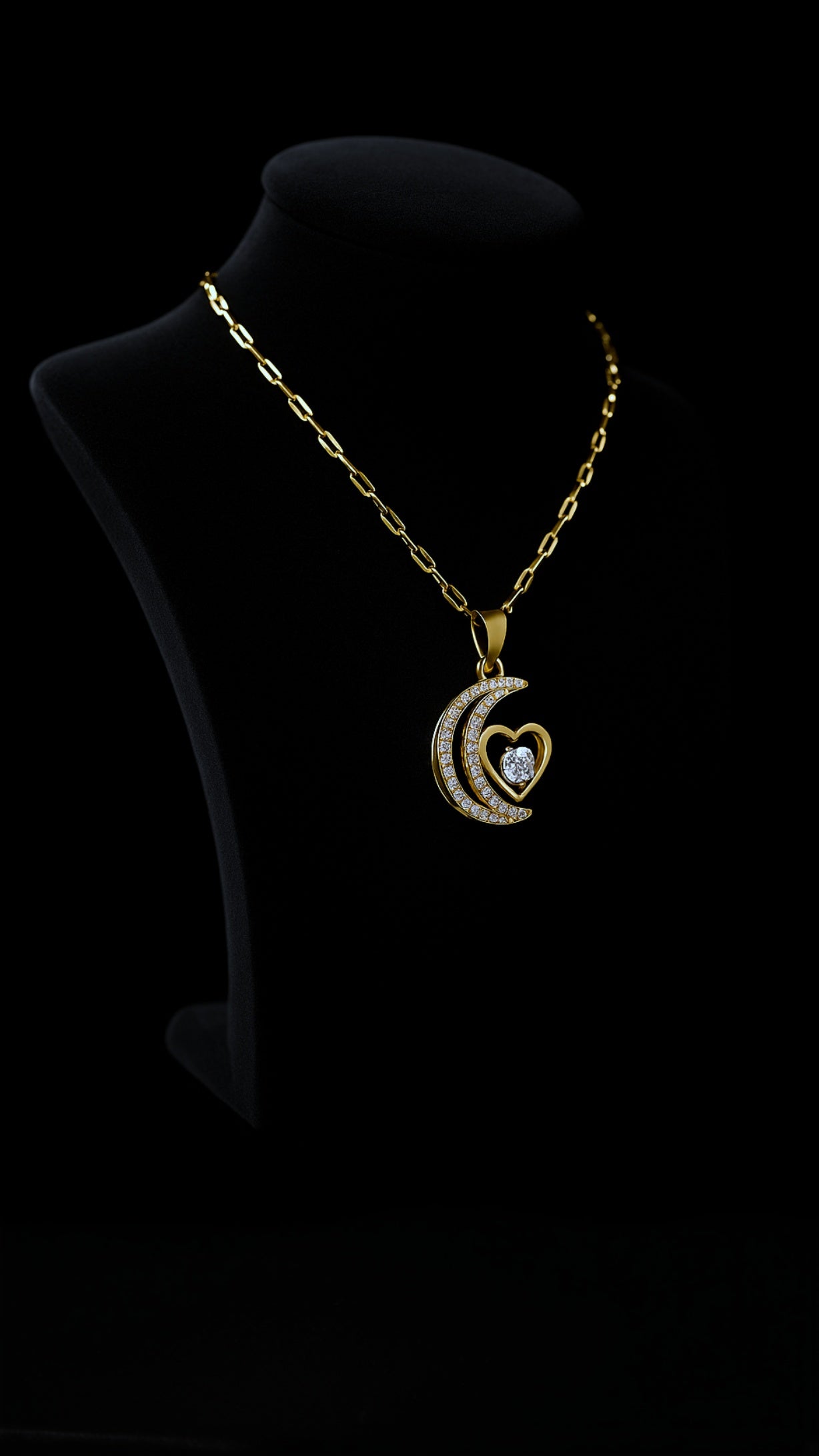 Lunar Heartbeat Necklace