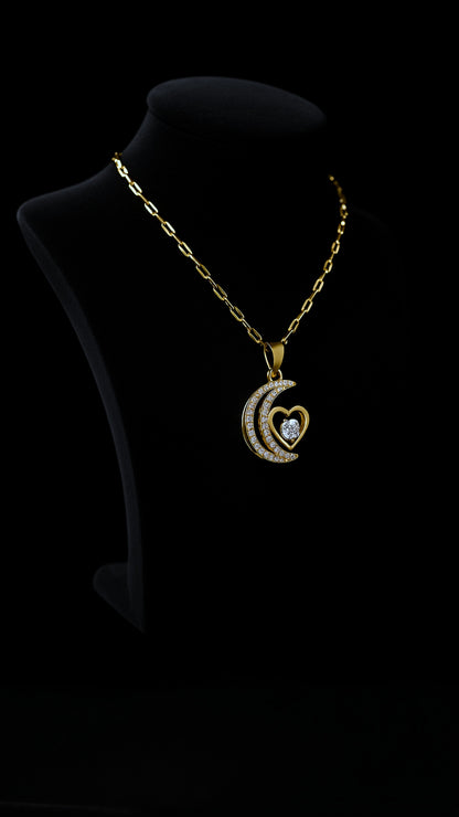 Lunar Heartbeat Necklace