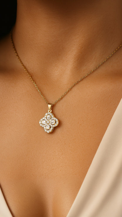 Cosmic Clover Necklace