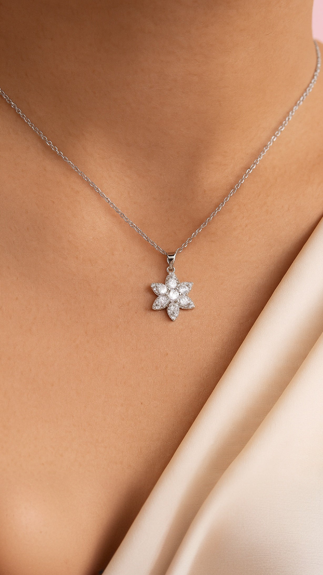 Snowflake Whisper Necklace