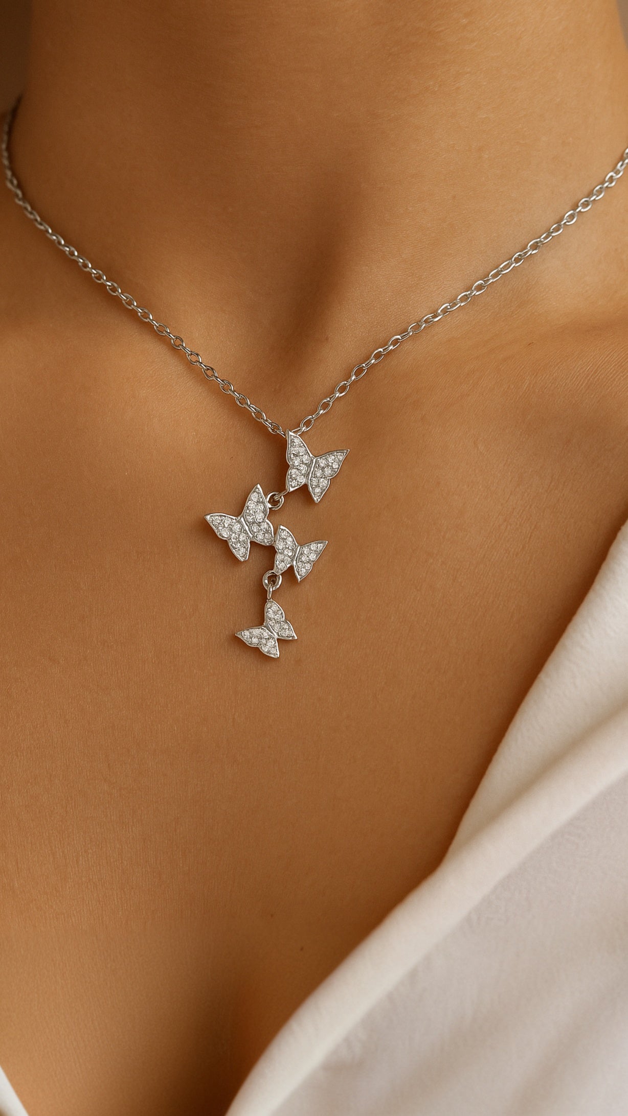 Winged Flutter Necklace