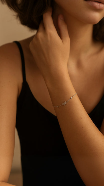 Diamant Herz Symphonie Armband