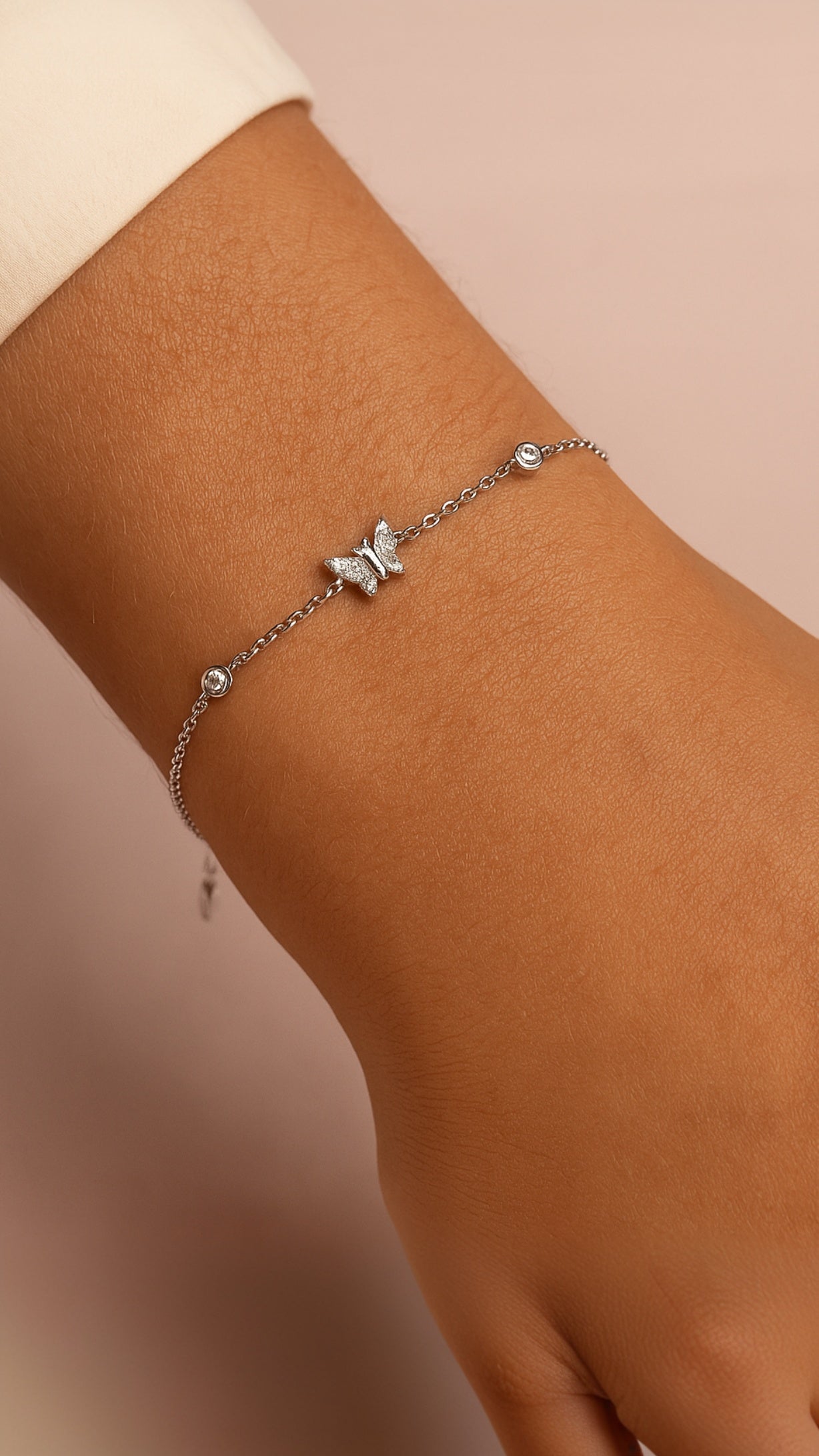 Diamant Herz Symphonie Armband