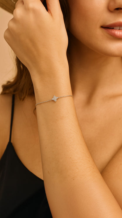 Pulsera de hoja de amante