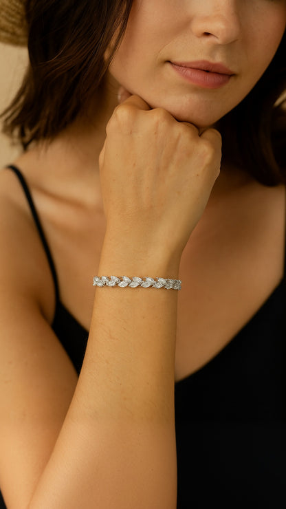 Pulsera Abrazo de Hojas