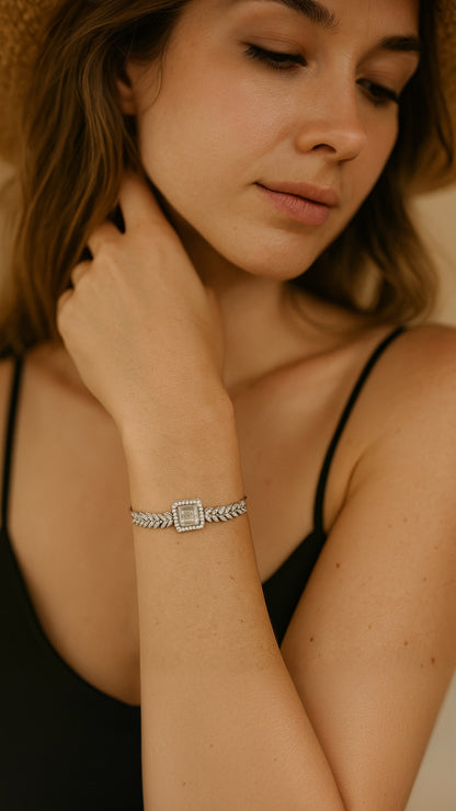 Crystal Veil Bracelet