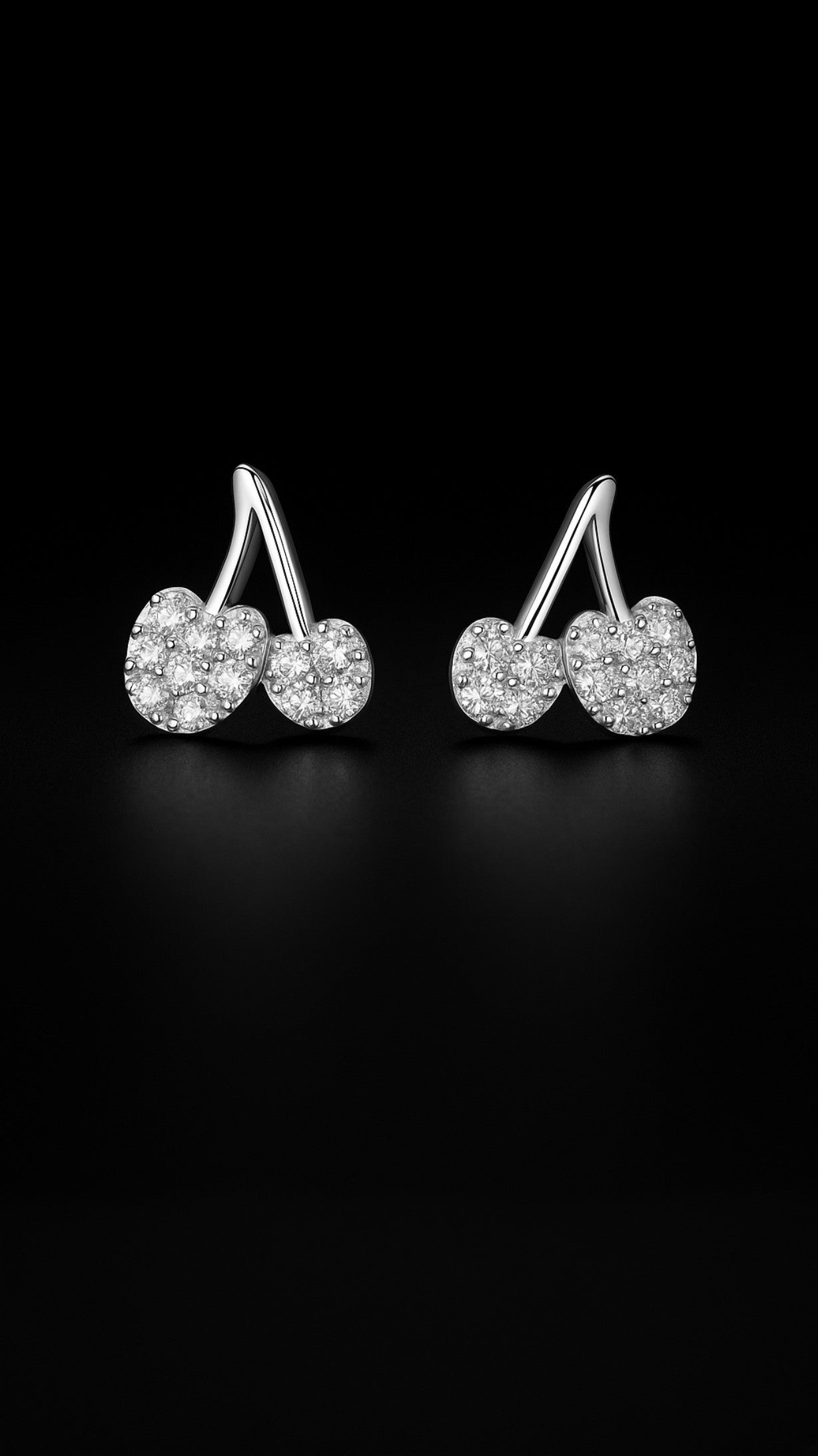 Pendientes de cereza dulce 