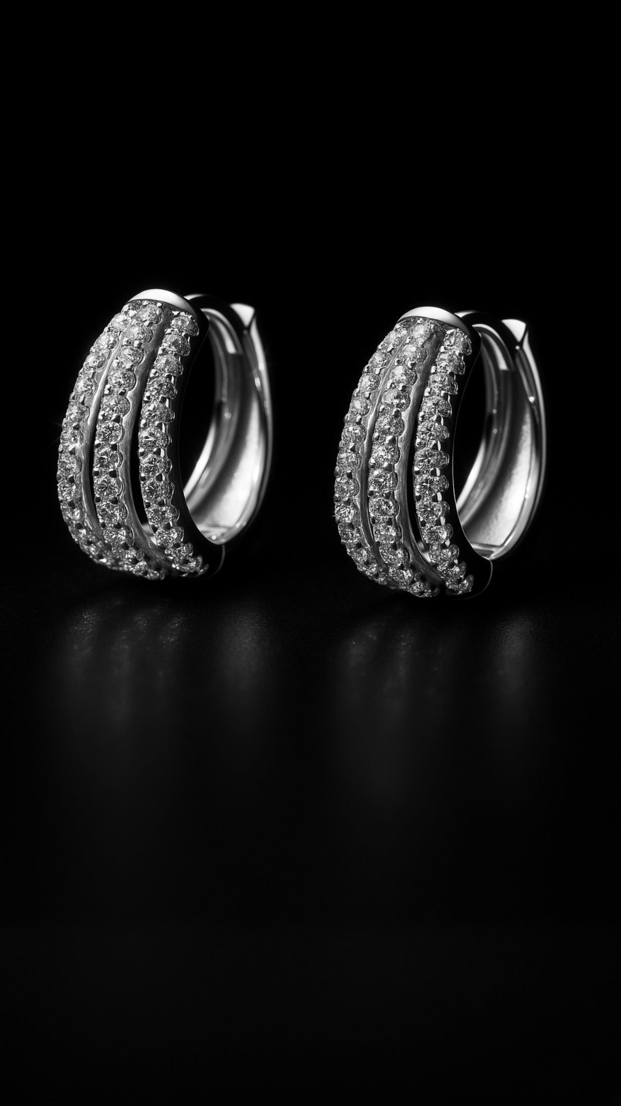 Pendientes de diamantes divinos