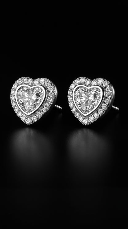 Pendientes de amor luminiscentes